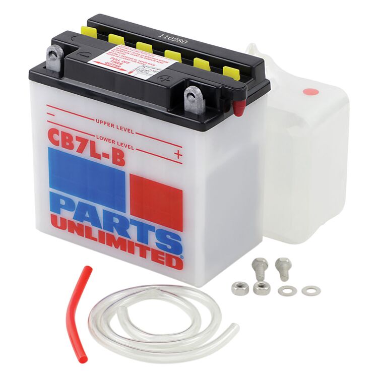 Parts Unlimited YB7L-B Heavy Duty Battery Kit Kawasaki / Yamaha 1967-1984