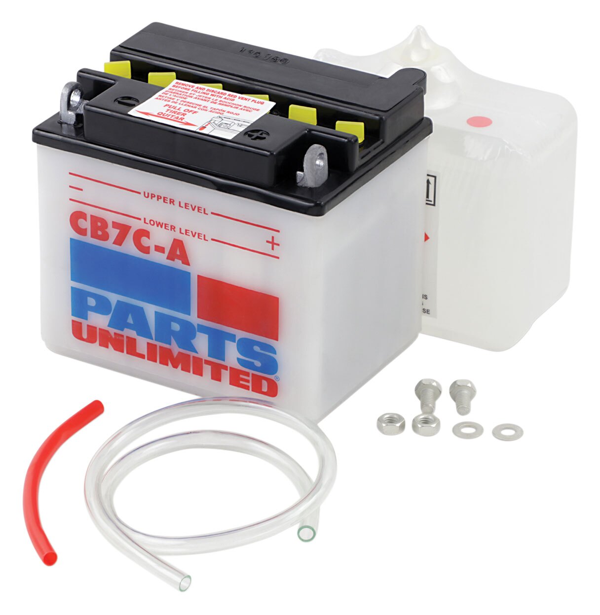 Parts Unlimited YB7CA Heavy Duty Battery Kit Yamaha TW200 / XC125 1987