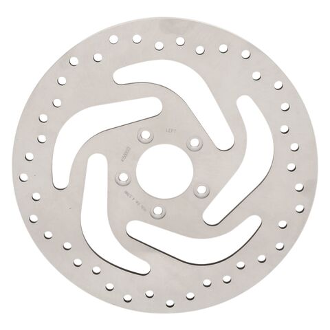 Drag Specialties 11.8" Drilled Stainless Steel Front Brake Rotor For Harley Softail / XL 2014-2025
