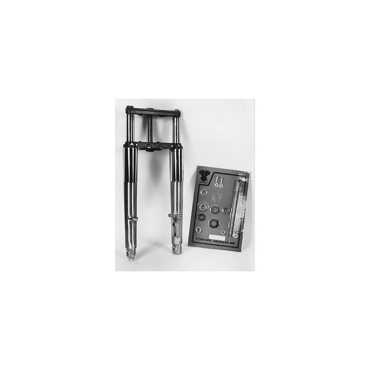 V-Twin Mfg. Complete Fork Assembly Polished With Left Side