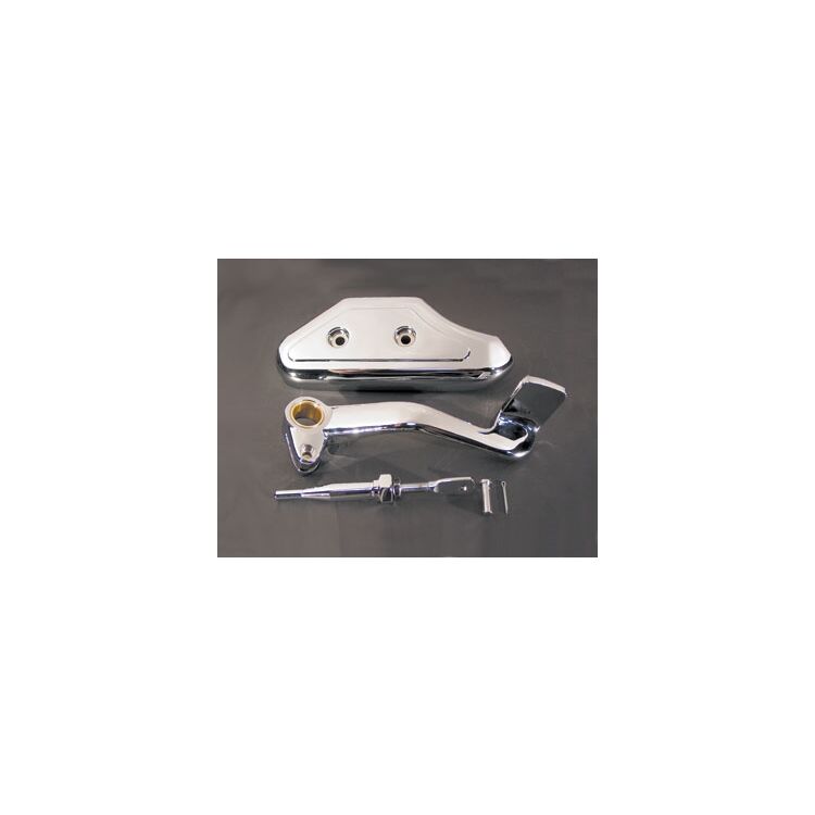 V-Twin Mfg. Brake Pedal And Master Cylinder Cover Kit For Harley XL 1982-2003