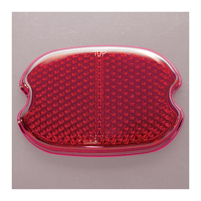 V-Twin Mfg. Red Rear Lens For Harley 1955-1972 | JPCycles.com