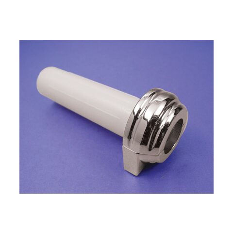 V-Twin Mfg. Dual Cable Throttle Tube Assembly For 1" Bars