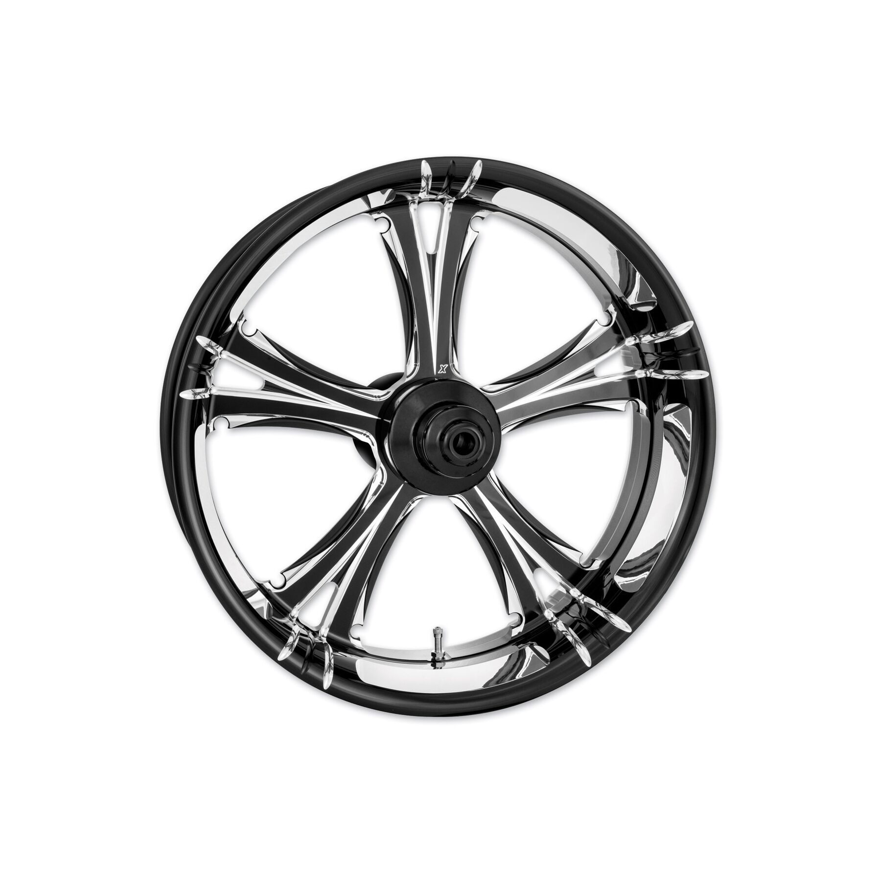 Xtreme Machine Fierce Xquisite Black Cut Forged Rear Wheel For Indian 2014-