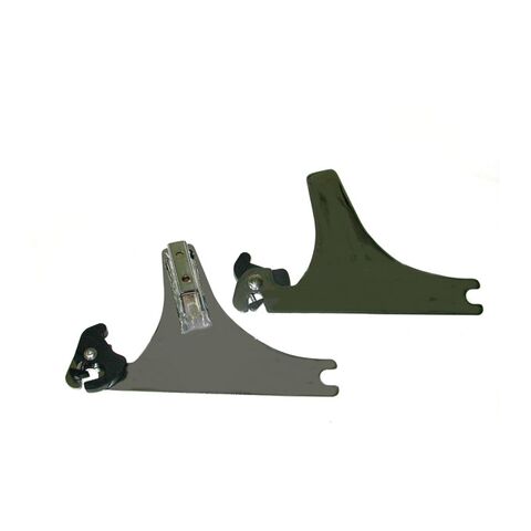 V-Twin Mfg. Detachable Sissy Bar Sideplates For Harley Softail 2000-2017