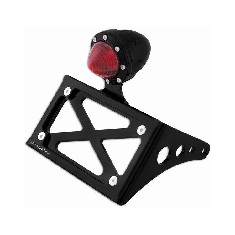 Roland Sands Design Horizontal Taillight With License Plate Holder For Harley Softail 1986-2012