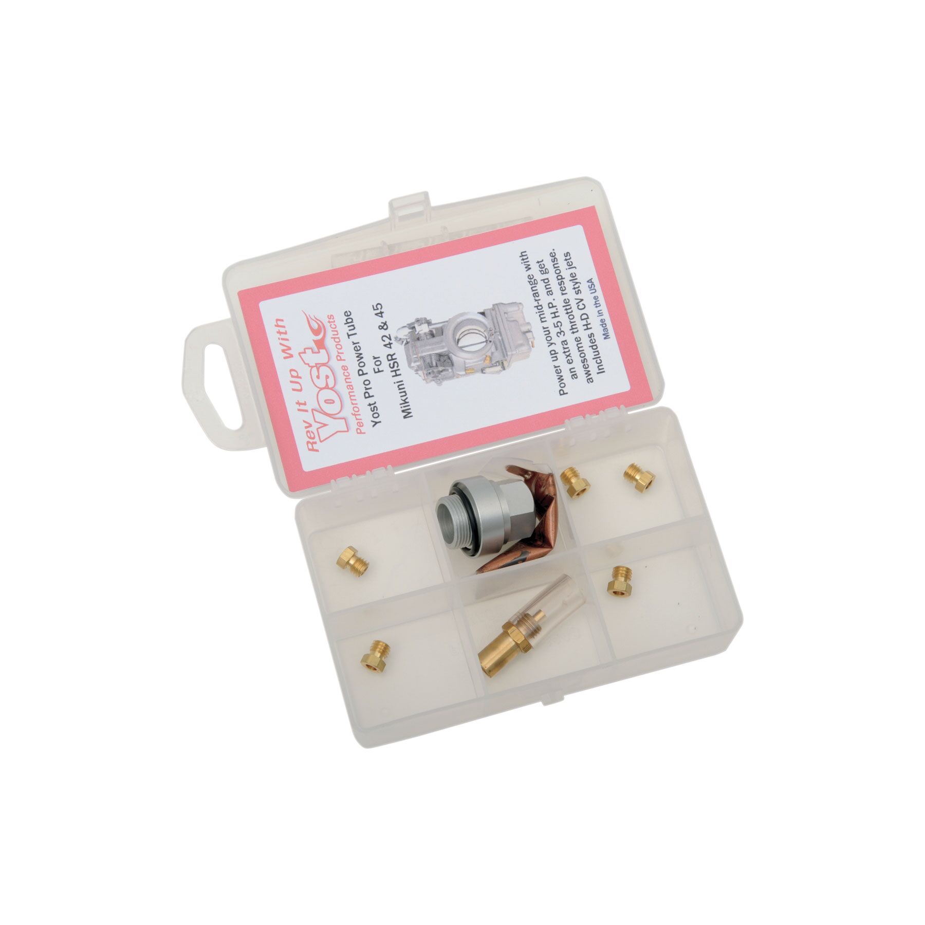 Yost Performance Power Tube For Mikuni HSR 42 / 45 Carbs For Harley