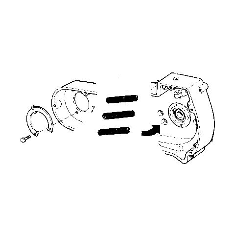 Colony Inner Primary Mounting Kit For Harley Big Twin 1965-1969