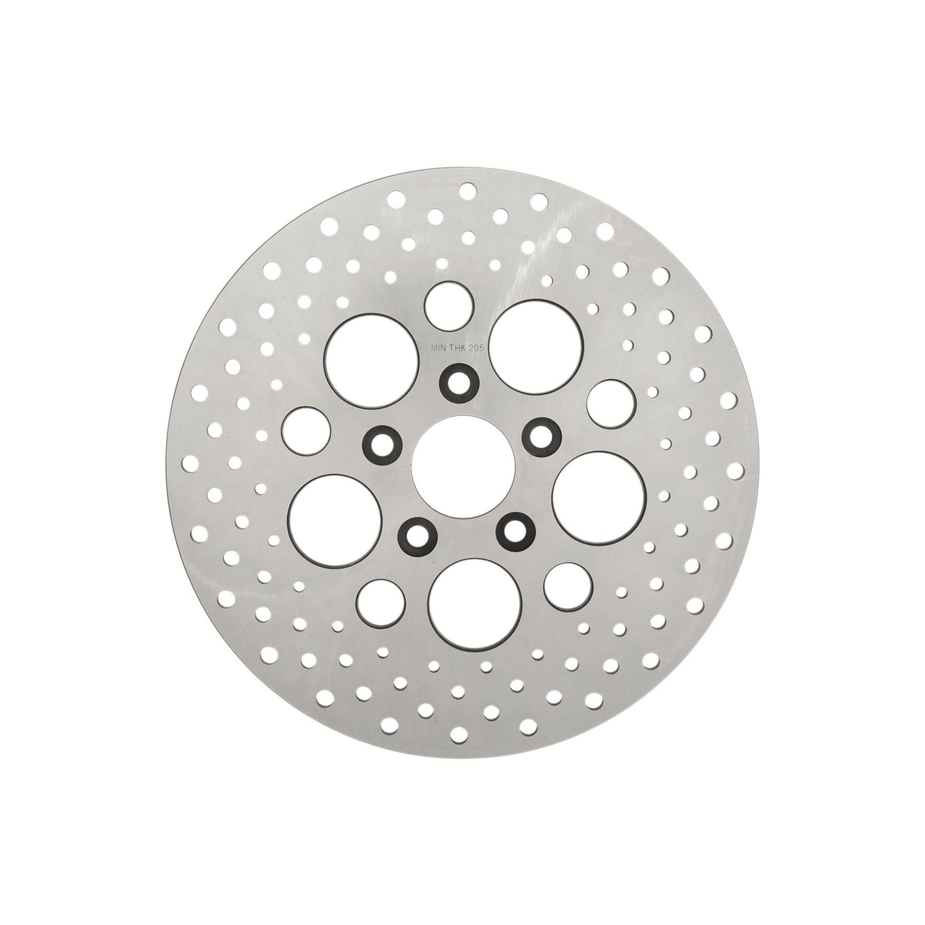 Drag Specialties Drag Specialties 11.5 Drilled Stainless Steel Rear Brake Rotor For Harley 1992-1999 - $185.80 at J&P Cycles