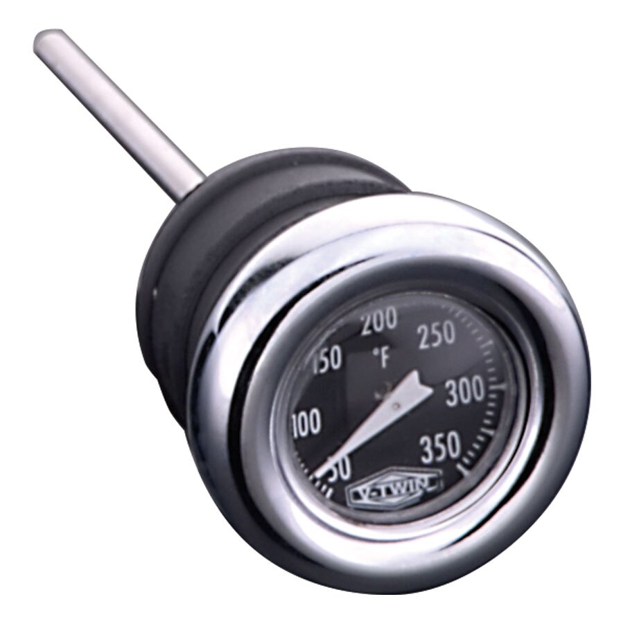 J&P Cycles Oil Tank Temperature Gauge For Harley Softail / Sportster 19822003