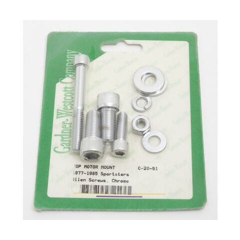 V-Twin Mfg. Motor Mount Bolt Kit For Harley Sportster 1977-1985