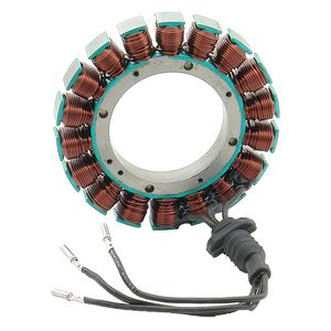Accel 40 Amp Unmolded Motorcycle Stator For Harley-Davidson Dyna Super Glide - High Output, Pure Copper Windings, Limited Lifetime Warranty