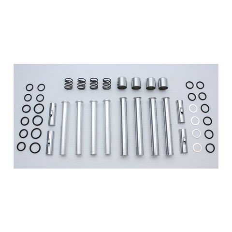 V-Twin Mfg. Chrome Pushrod Cover Kit For Harley Sportster 1979-1985