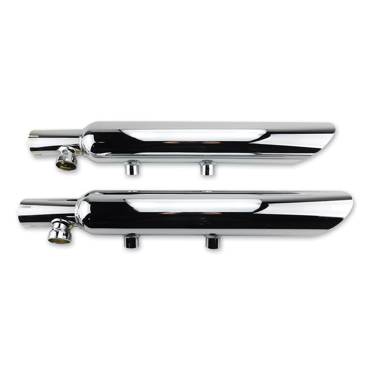 Full Boar Exhaust Angle Cut 3" SlipOn Mufflers For Harley Sportster