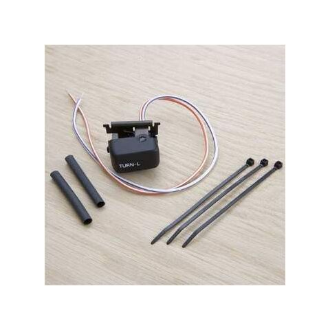 J&P Cycles Left Turn Signal Switch With White Lettering For Harley 1996-2013