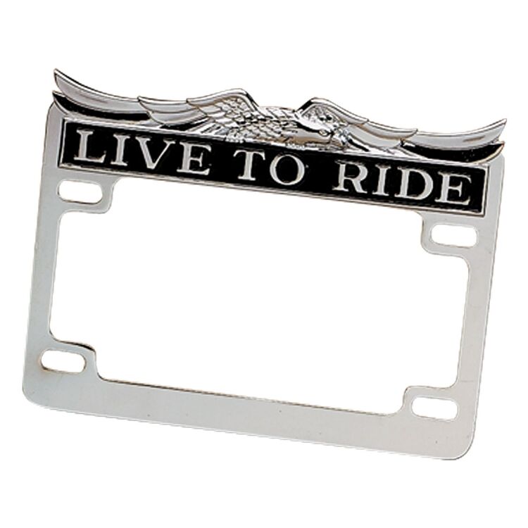 Milwaukee Twins Live To Ride License Plate Frame