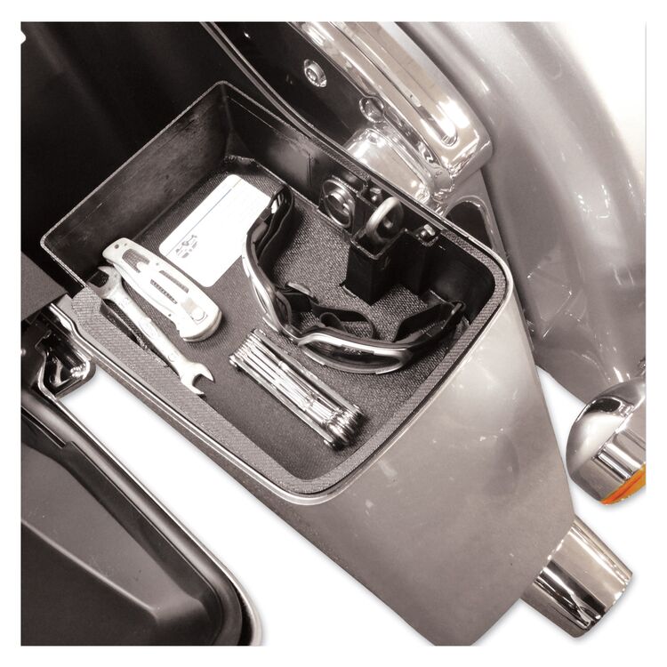 Top Shelf Left Hard Saddlebag Organizer For Harley Touring 20142021