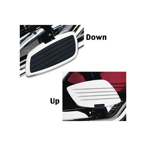 Cobra Swept Chrome Passenger Floorboards Kawasaki Vulcan 900 Classic VN900 2006-2019