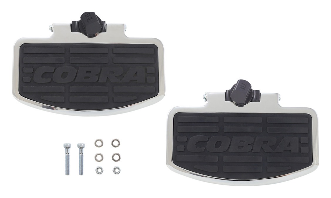 Cobra Classic Chrome Passenger Floorboards Honda VT750C Shadow Aero