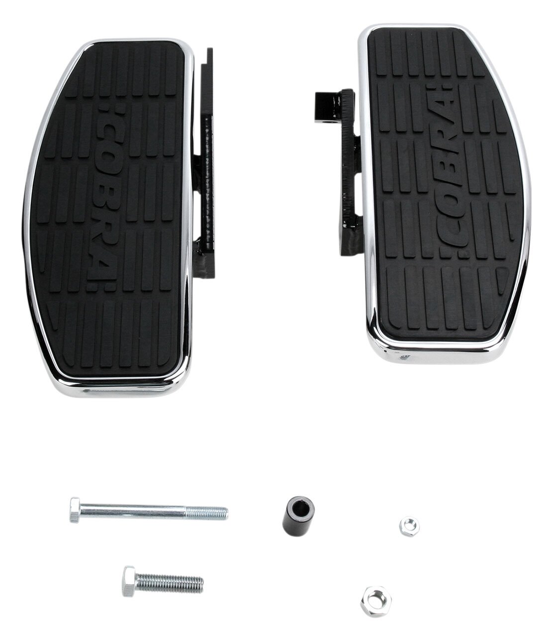 Cobra Classic Chrome Driver Floorboards Kawasaki Vulcan 800