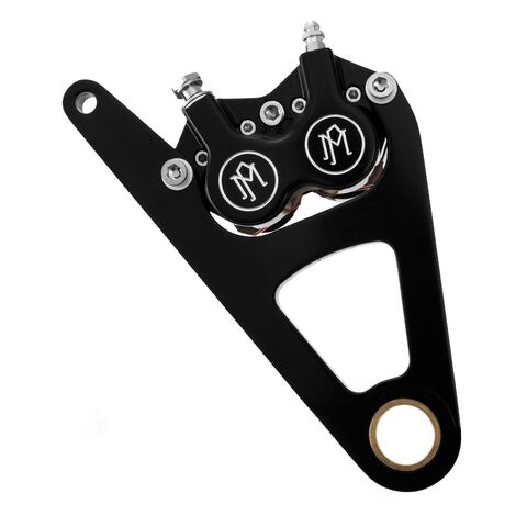 Performance Machine 4-Piston Front Brake Caliper For Harley Softail FXSTS 2000-2006