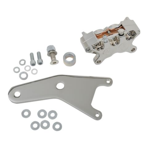 Performance Machine 4-Piston Rear Brake Caliper Kit For Harley FL / FX 1970-1984