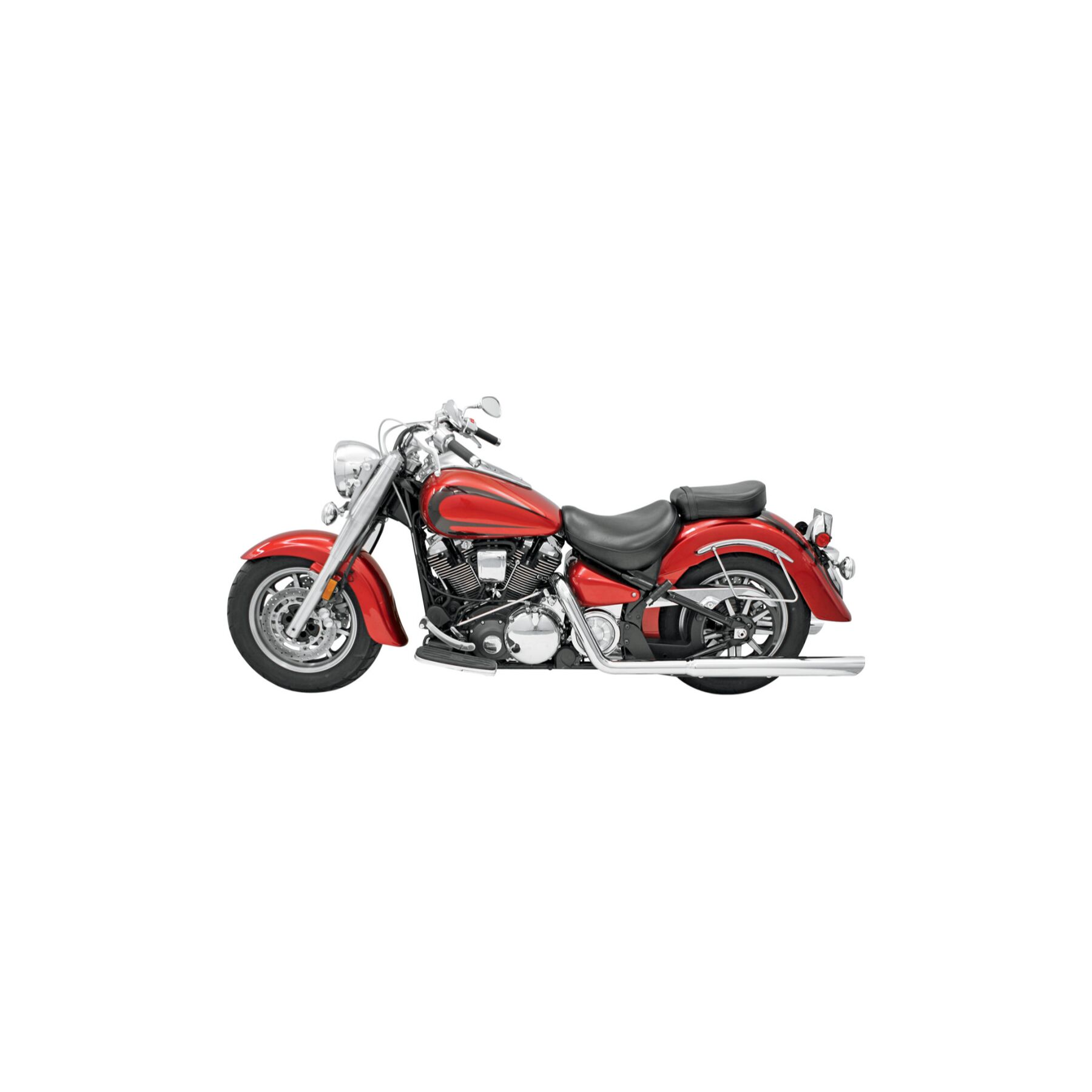 Bassani Exhaust Bassani True Dual Crossover Chrome Headpipes Yamaha Road Star 1999-2007 - $549.95 at RevZilla