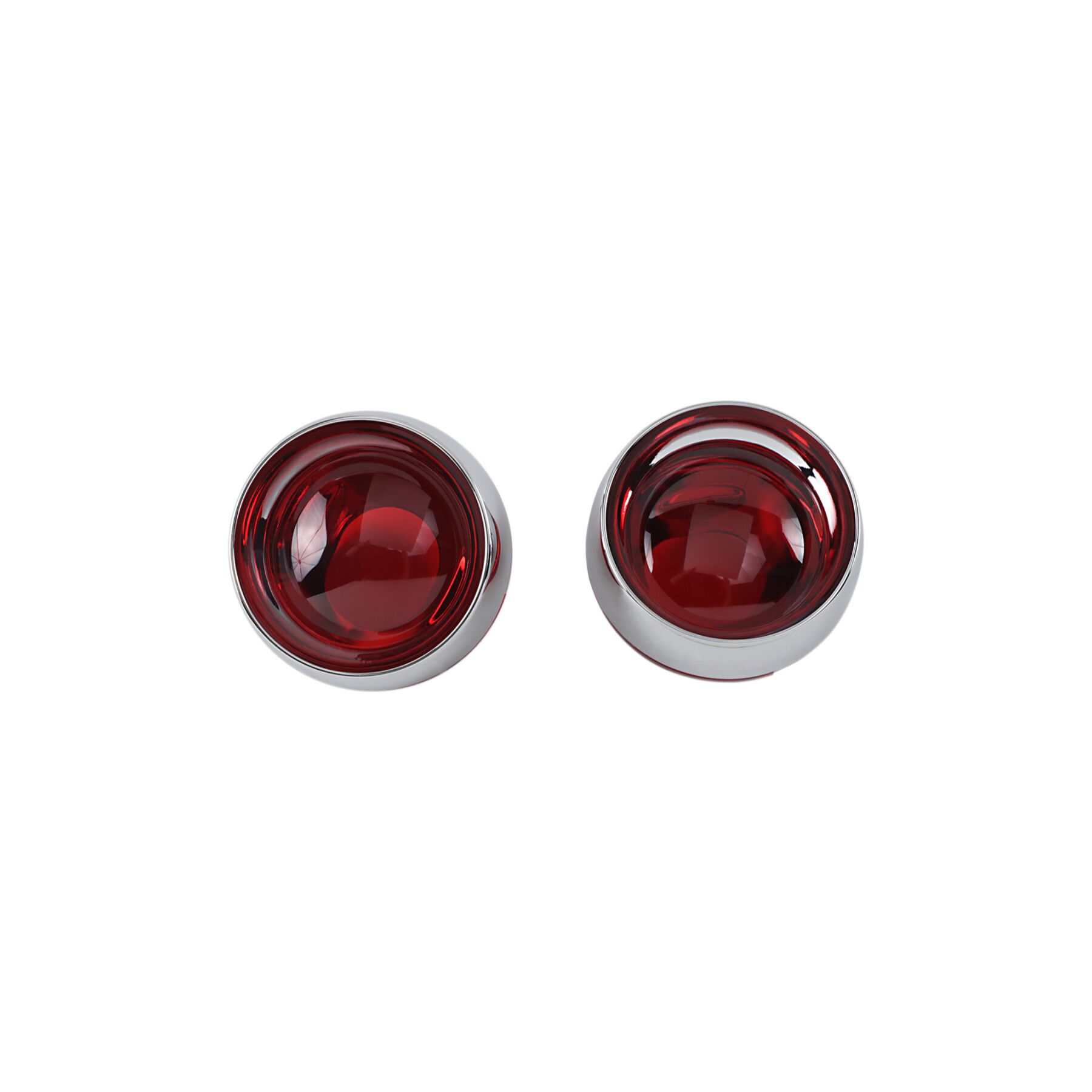 Kuryakyn Kuryakyn Deep Dish Bezels With Lenses Honda / Kawasaki Cruisers 2001-2017 - $64.99 at J&P Cycles