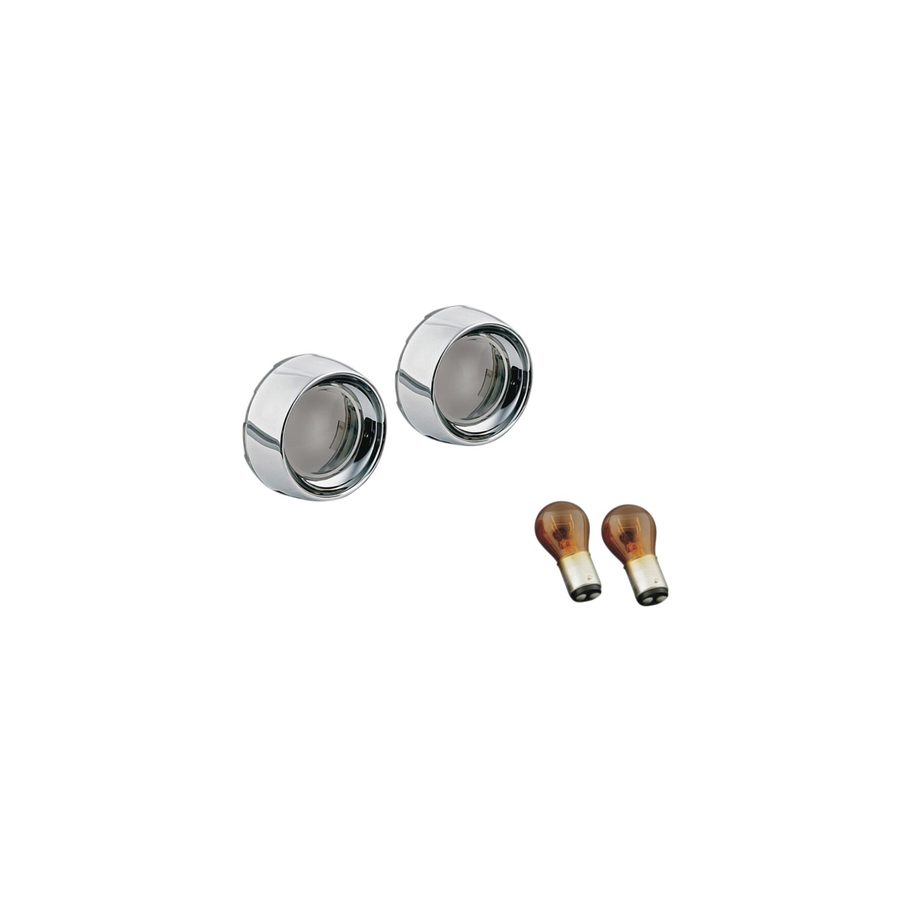 Kuryakyn Kuryakyn Deep Dish Bezels With Lenses Honda / Kawasaki Cruisers 2001-2017 - $71.99 at J&P Cycles