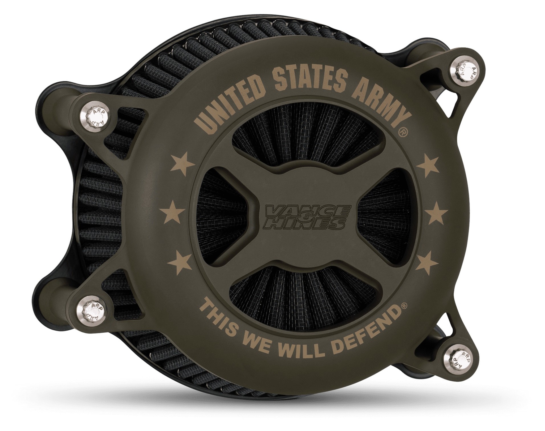 Vance & Hines Military Power Series VO2 Air Cleaner Kit For Harley