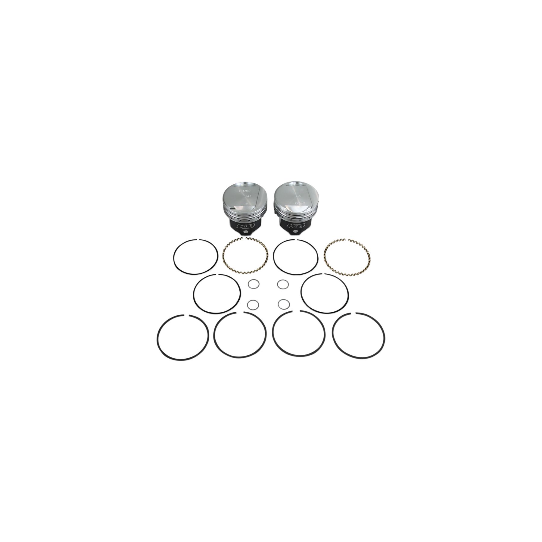 Keith Black Keith Black Hypereutectic 3.498 9.6:1 Piston Kit For Harley 1984-2000 - $246.95 at RevZilla