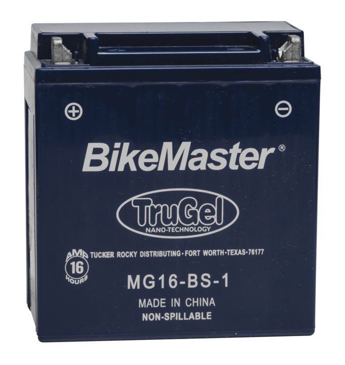 BikeMaster TruGel MG16BS1 Battery Suzuki Boulevard / Intruder 19872009