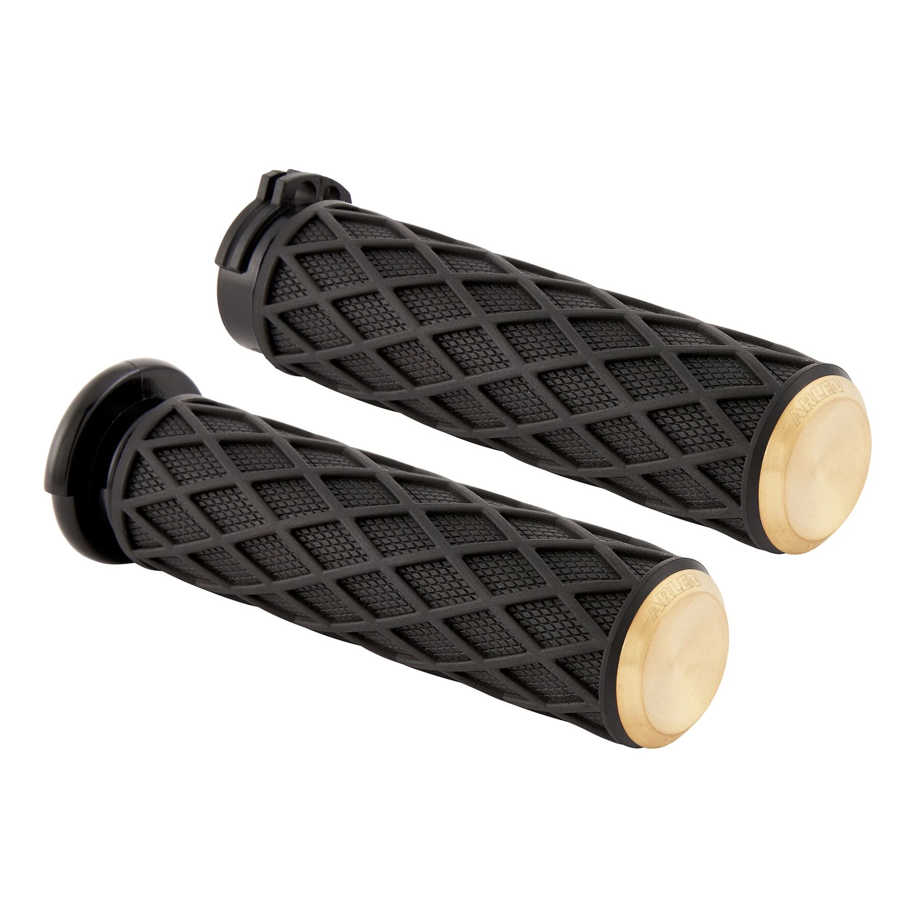 Arlen Ness Arlen Ness Diamond Grips For Harley With Throttle By Wire - $99.95 at J&P Cycles