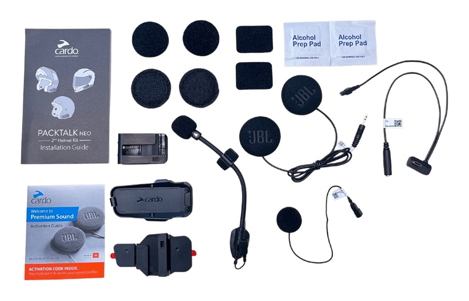 Cardo Packtalk Neo 2nd Helmet Kit インカム Cardo Packtalk NEO 2nd Helmet JBL Kit - Helmet House