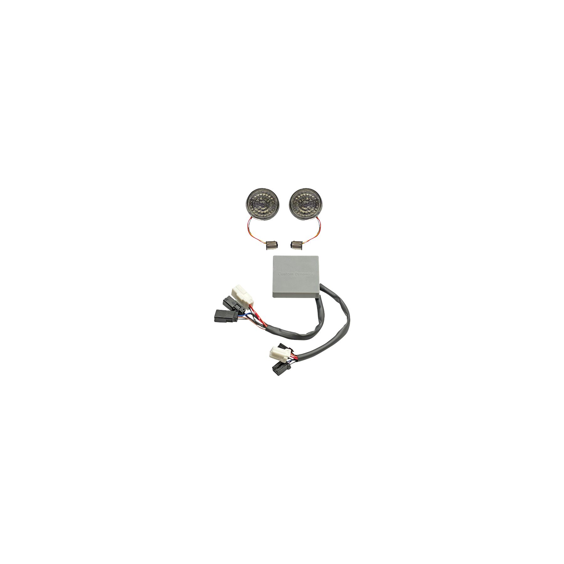 Custom Dynamics Custom Dynamics Smart LED 1157 Bullet Turn Signal Inserts with Controller For Harley Sportster 2014-2022 - $199.95 at J&P Cycles