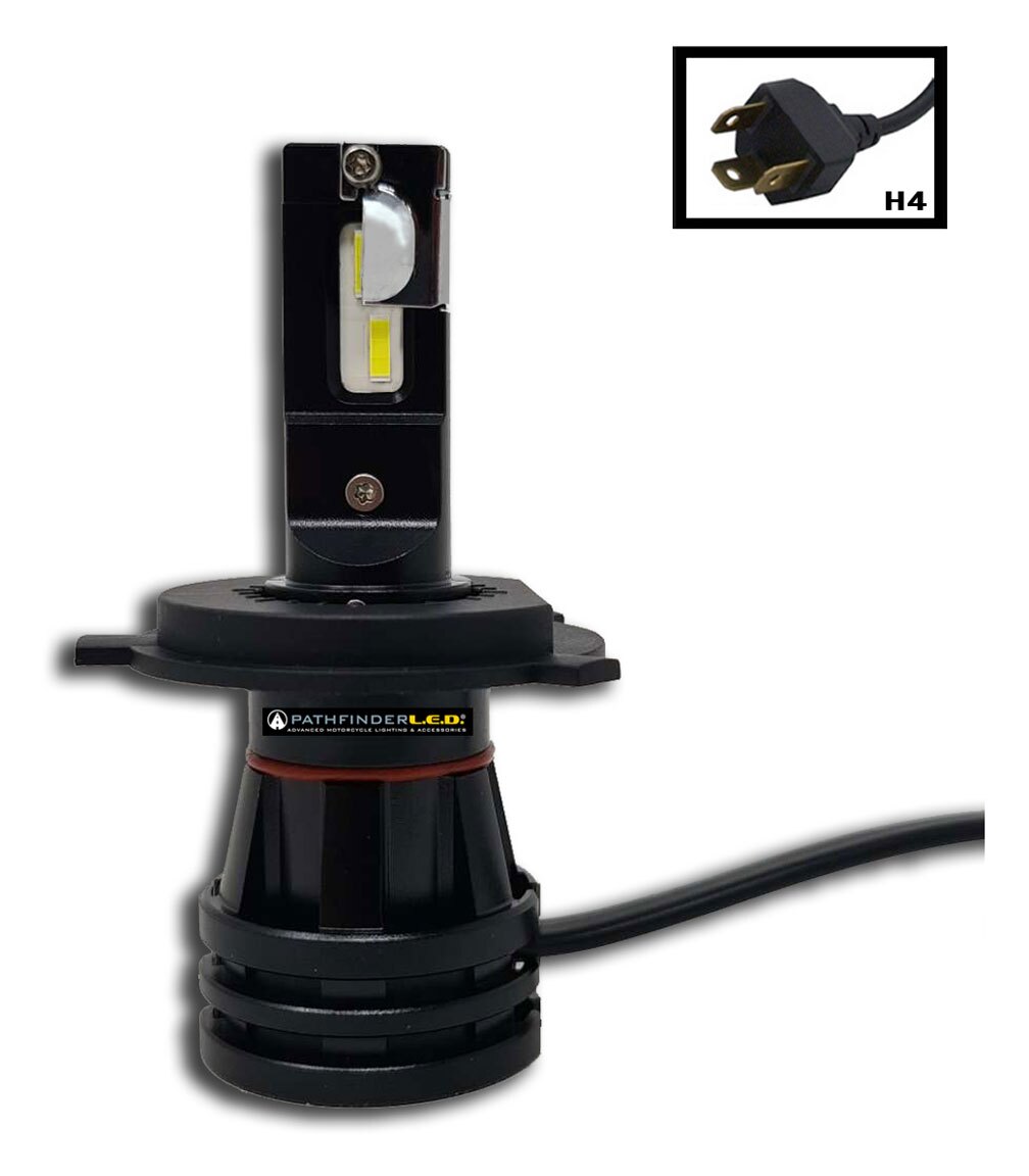 PathfinderLED H4 Tri-LED Bulb | JPCycles.com