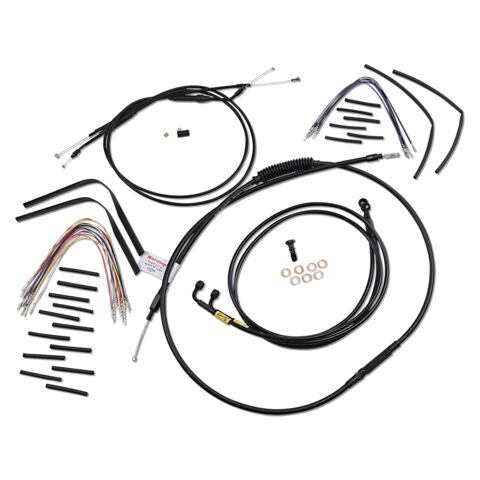 Burly Handlebar Cable Installation Kit For Harley Dyna 1999-2005