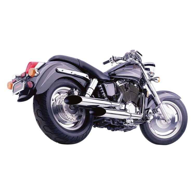 Cobra Classic Deluxe Slash Cut Exhaust System Honda Sabre 1100 2000-2007