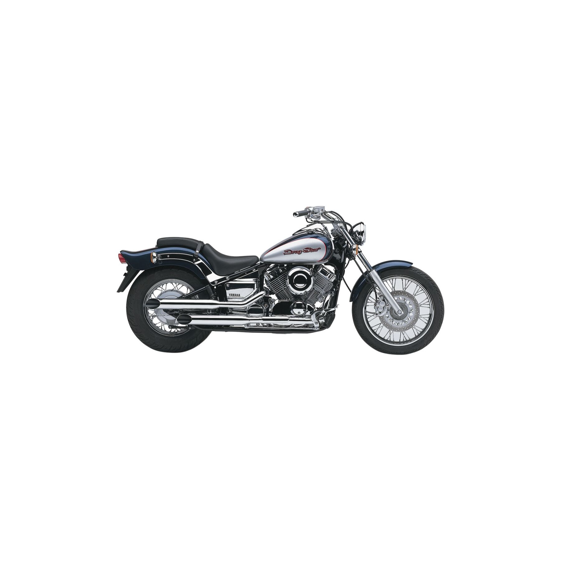 Cobra 3 1/2 Slash-Cut Slip-On Mufflers Yamaha V Star XVS650 1998-2005