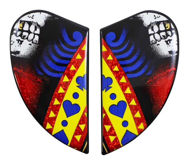icon airform suicide king helmet Icon Airform Suicide King Side Plates