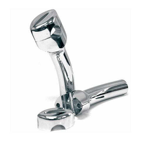 LA Choppers 5-1/2" Hefty Mohawk Chrome Risers with 1-3/4″ Pullback