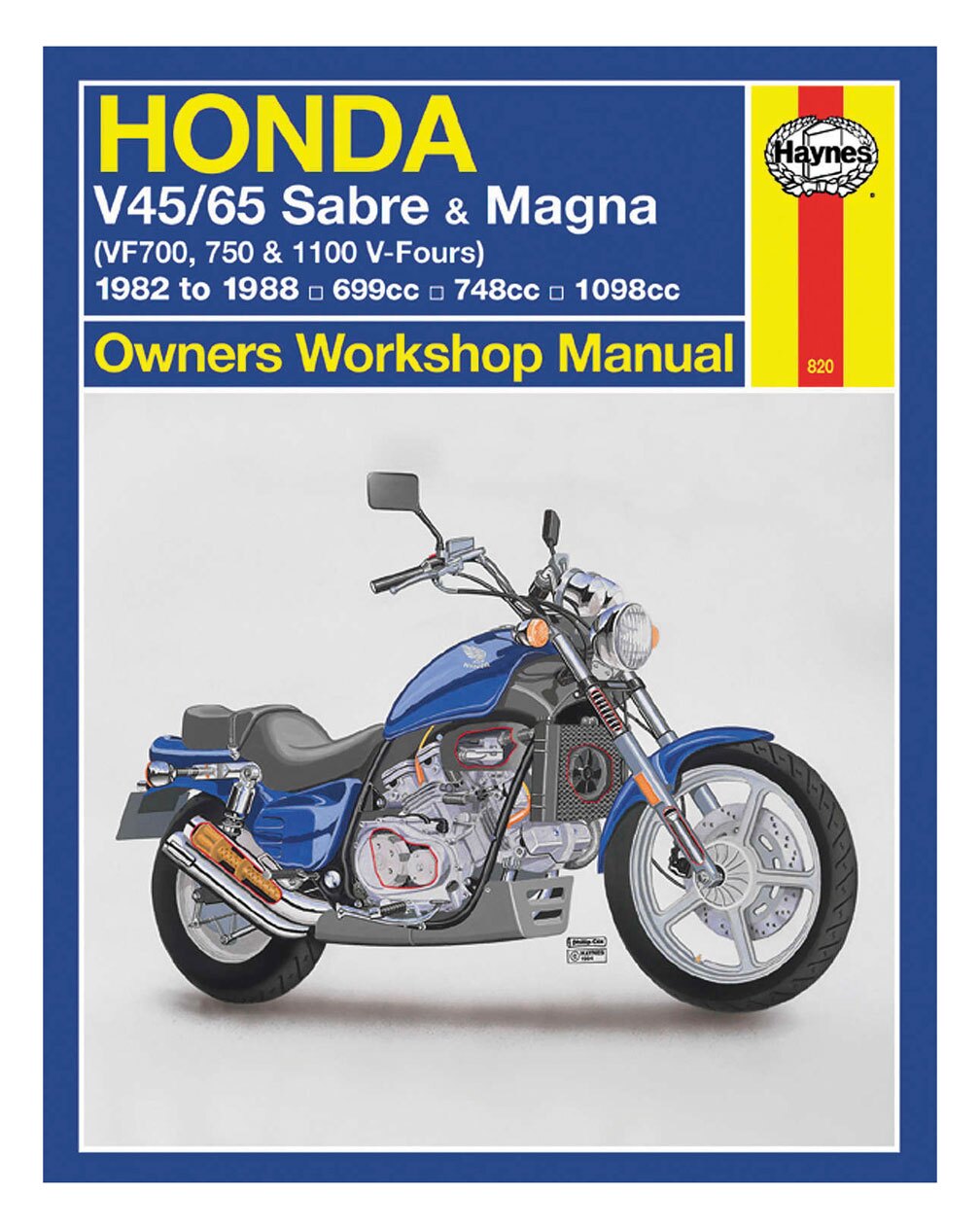 Haynes Manual Honda Sabre / Magna V42 / V45 / V65 1982-1986