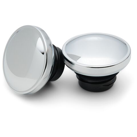 Milwaukee Twins Stock Style Gas Cap Set For Harley 1983-1995