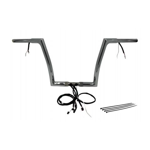 Fat Baggers Inc. 1 1/4" Wired Flat Top Handlebar Kit For Harley FLTRX / S 2015