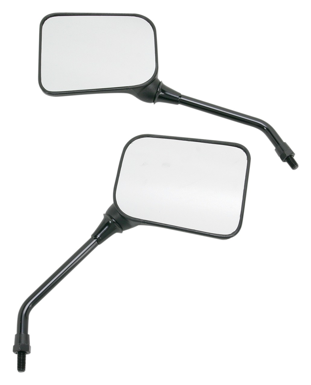Emgo Matte Black Universal GP Sport Mirror Set