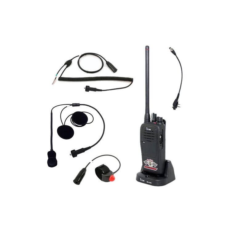 PCI Race Radios Icom F1000 HH Radio Helmet Kit