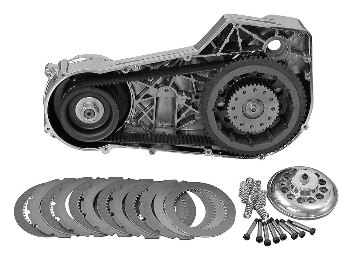 BDL Belt Drive With Quiet Clutch System For Harley Shovelhead 19701984