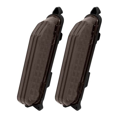 HogWorkz CVO Style LED Filler Panel Taillight With Smoked Lens For Harley 2014-2025