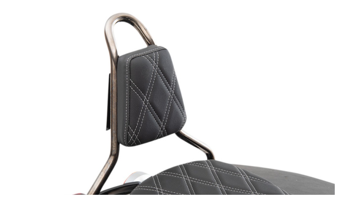 Drag Specialties Tapered Backrest Pad For Round Sissy Bar