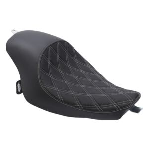 パーツ Harley Davidson vintage solo seat Drag Specialties 3/4 Solo Seat For Harley Sportster 2004-2022